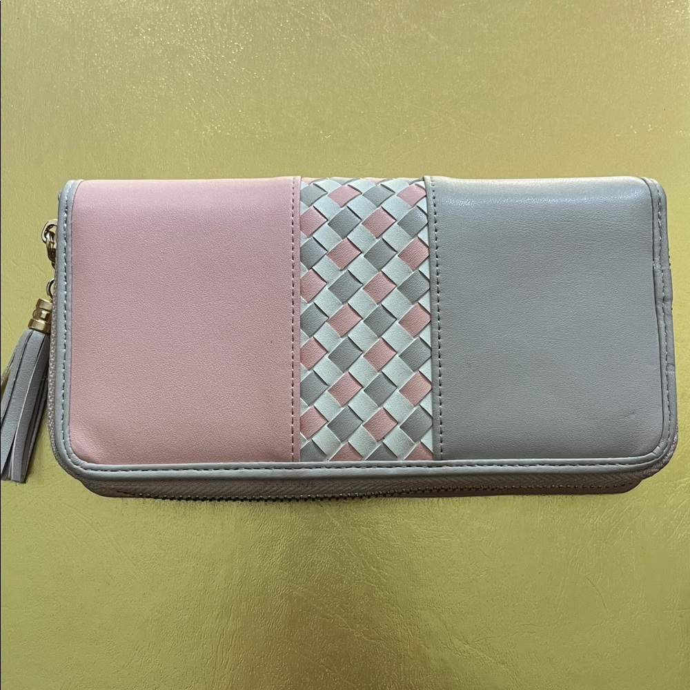 Jocose Moose RFID color block wallet